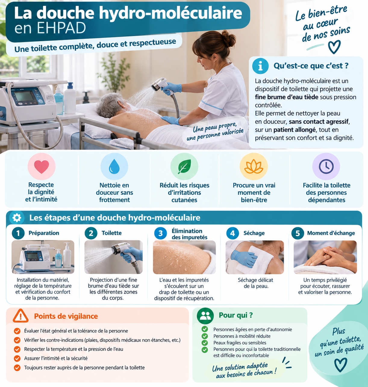 Douche hydro moleculaire