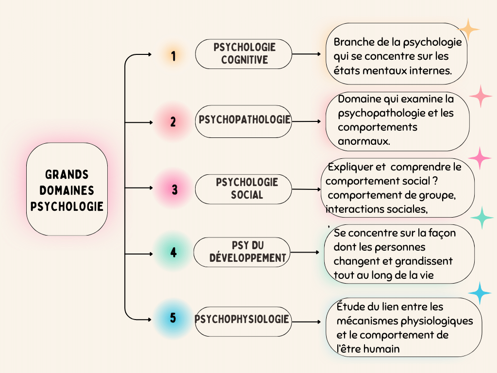 Grands domaines de la psychologie 1