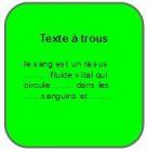 Texte trous 1